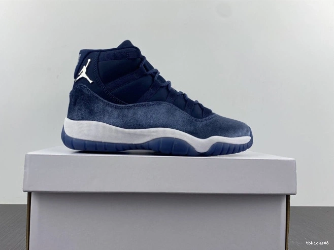 Rep TBkick Air Midnight WMNS Jordan Velvet 11 AR0715-441 Navy 0728